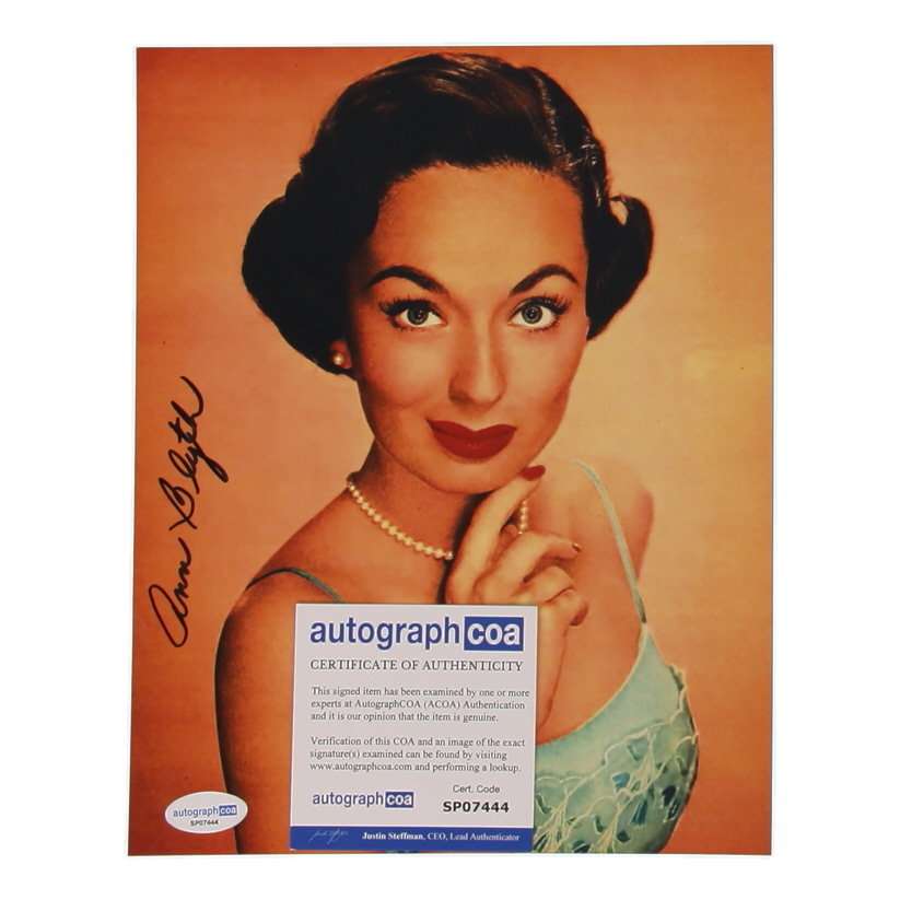 Ann Blyth Signed 8x10 Photo (ACOA) at PristineAuction.com Ann Blyth Signed 8x10 Photo (ACOA) at PristineAuction.com