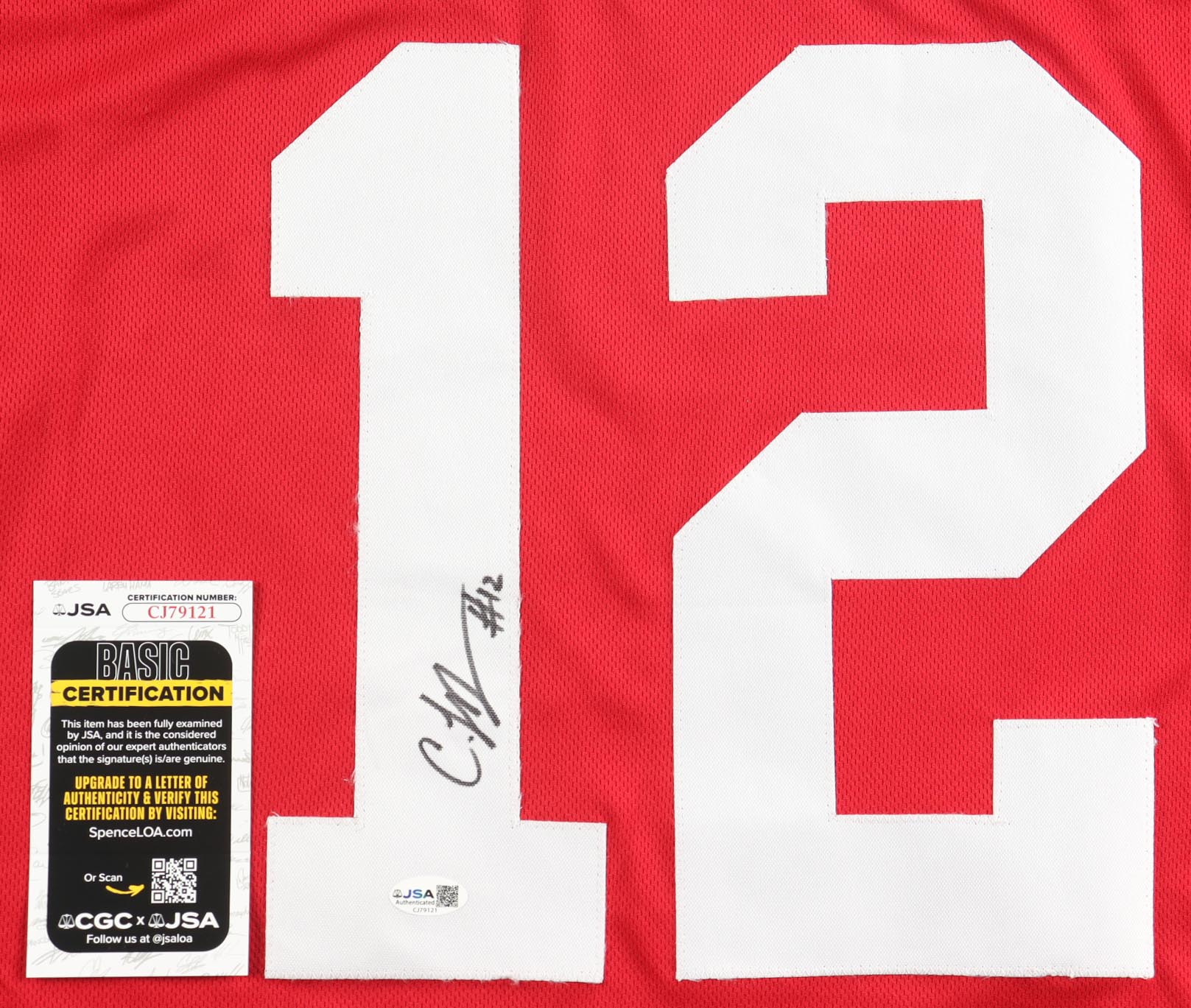 CJ Donaldson Signed Jersey (JSA) at PristineAuction.com CJ Donaldson Signed Jersey (JSA) at PristineAuction.com