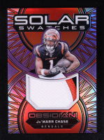 Ja'Marr Chase 2024 Panini Obsidian Solar Swatches Purple #25 #37/49 at PristineAuction.com