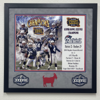 Tom Brady Signed Patriots Custom Framed Photo (PSA) at PristineAuction.com