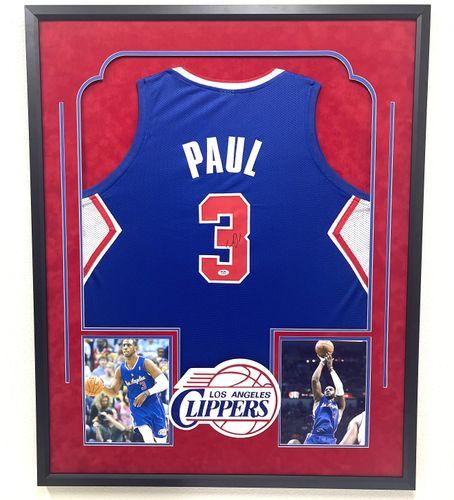 Chris Paul Signed Custom Framed Jersey (PSA) at PristineAuction.com Chris Paul Signed Custom Framed Jersey (PSA) at PristineAuction.com
