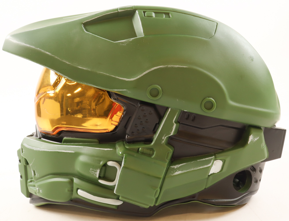 Steve Downes Signed "Halo" Master Chief Full-Size Spartan Helmet Inscribed "Master Chief 117" (JSA) at PristineAuction.com Steve Downes Signed "Halo" Master Chief Full-Size Spartan Helmet Inscribed "Master Chief 117" (JSA) at PristineAuction.com