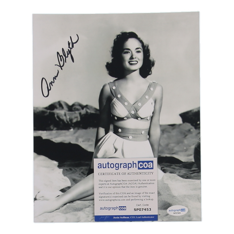 Ann Blyth Signed 8x10 Photo (ACOA) at PristineAuction.com Ann Blyth Signed 8x10 Photo (ACOA) at PristineAuction.com