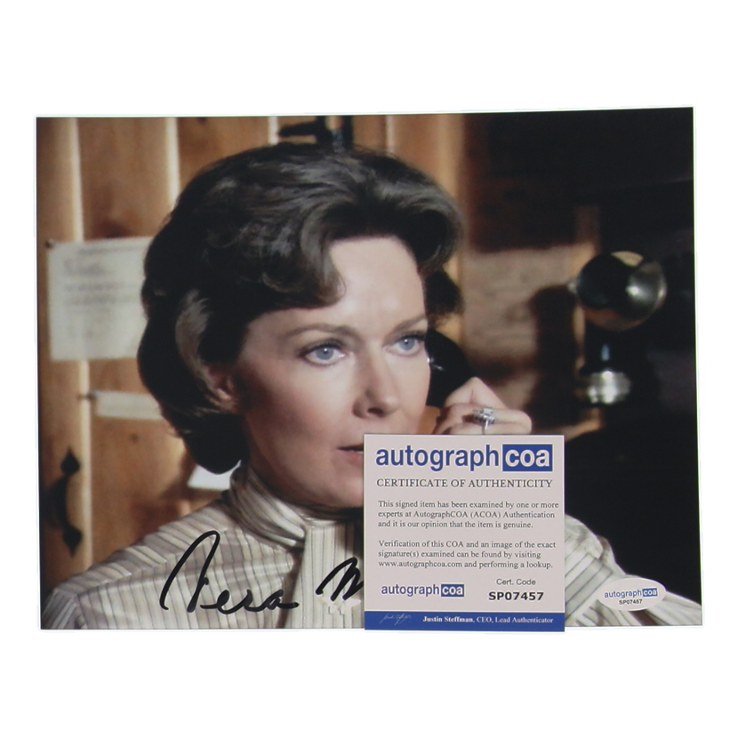 Vera Miles Signed "Fire" 8x10 Photo (ACOA) at PristineAuction.com Vera Miles Signed "Fire" 8x10 Photo (ACOA) at PristineAuction.com