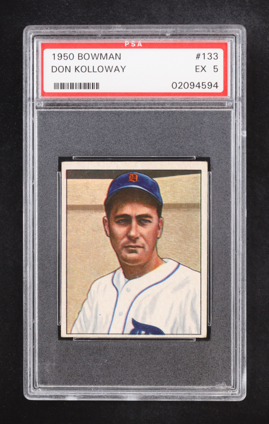 Don Kolloway 1950 Bowman #133 (PSA 5) at PristineAuction.com Don Kolloway 1950 Bowman #133 (PSA 5) at PristineAuction.com