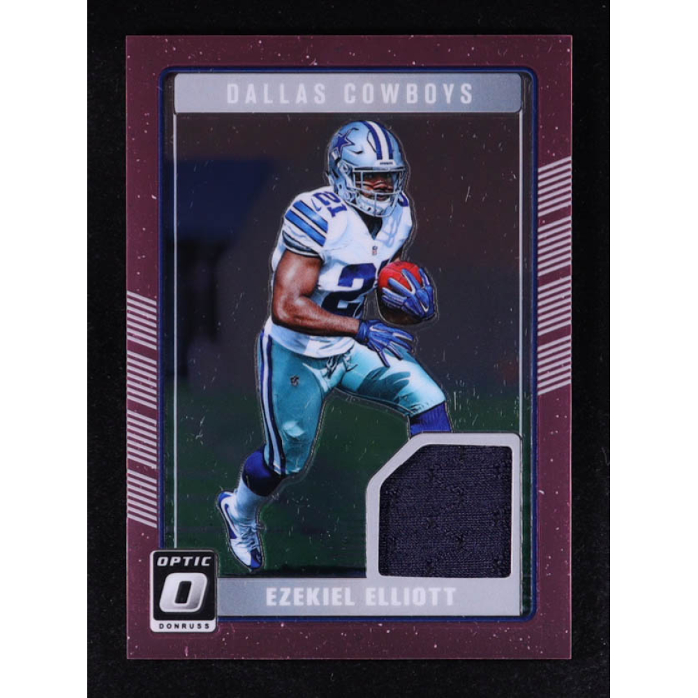Ezekiel Elliott 2016 Donruss Optic Rookie Threads Pink #16 RC at PristineAuction.com