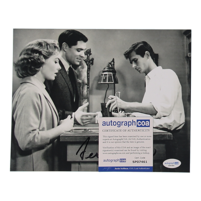 Vera Miles Signed "Psycho" 8x10 Photo (ACOA) at PristineAuction.com Vera Miles Signed "Psycho" 8x10 Photo (ACOA) at PristineAuction.com