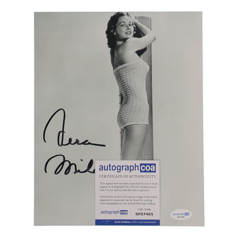 Vera Miles Signed 8x10 Photo (ACOA) at PristineAuction.com Vera Miles Signed 8x10 Photo (ACOA) at PristineAuction.com