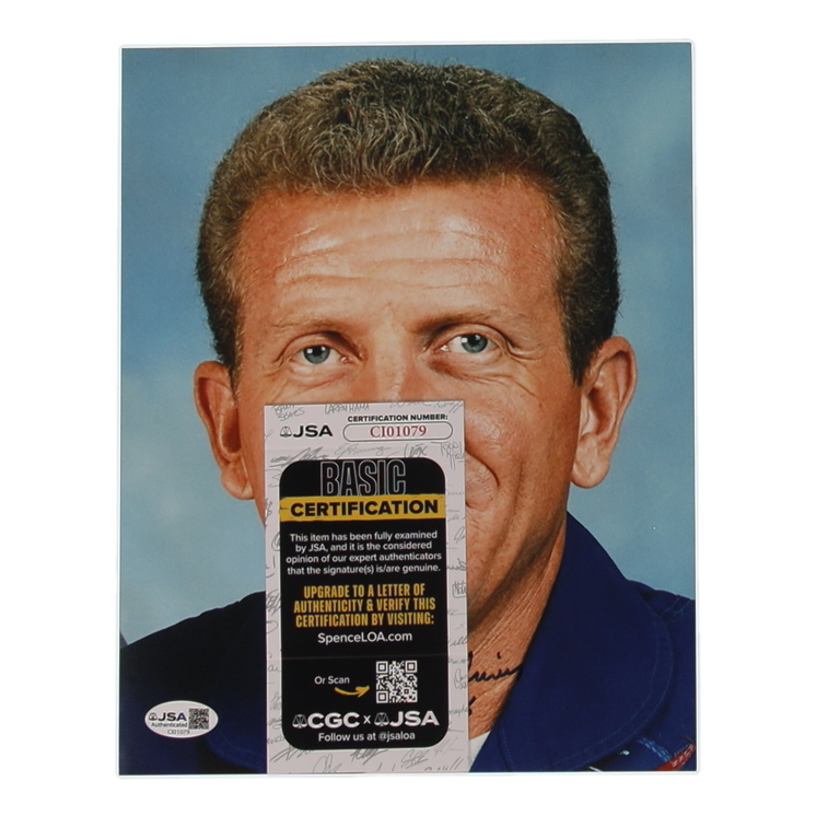 Loren Shriver Signed 8x10 Photo Inscribed "STS 51C, 31, 46" (JSA) at PristineAuction.com Loren Shriver Signed 8x10 Photo Inscribed "STS 51C, 31, 46" (JSA) at PristineAuction.com