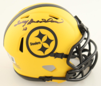 Terry Bradshaw Signed Steelers Rave Alternate Speed Mini Helmet (Beckett) at PristineAuction.com