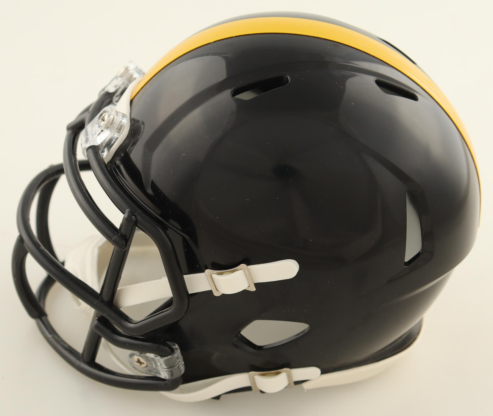Terry Bradshaw Signed Steelers Speed Mini Helmet (Beckett) at PristineAuction.com Terry Bradshaw Signed Steelers Speed Mini Helmet (Beckett) at PristineAuction.com