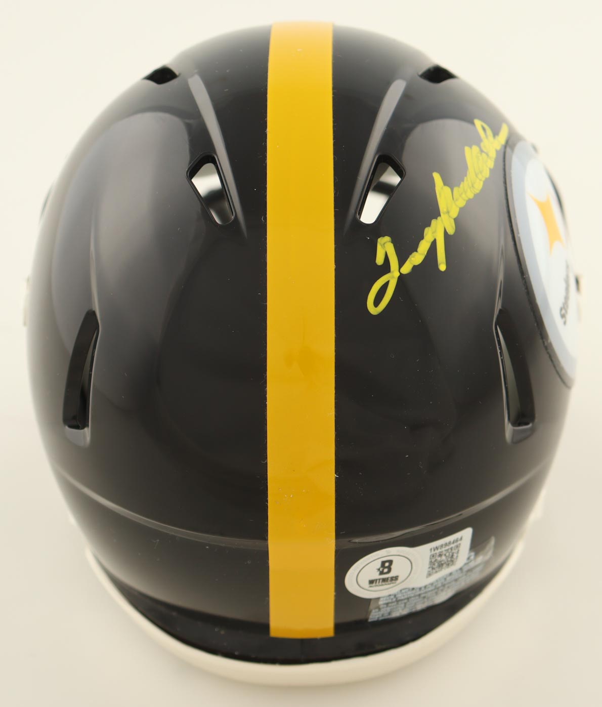 Terry Bradshaw Signed Steelers Speed Mini Helmet (Beckett) at PristineAuction.com Terry Bradshaw Signed Steelers Speed Mini Helmet (Beckett) at PristineAuction.com