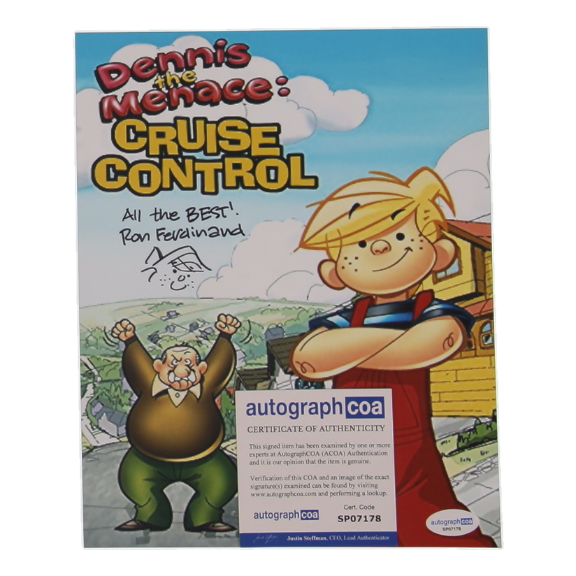 Ron Ferdinand Signed "Denis the Menace: Cruise Control" 8x10 Photo Inscribed "All the Best!" with Hand-Drawn Sketch (ACOA) at PristineAuction.com Ron Ferdinand Signed "Denis the Menace: Cruise Control" 8x10 Photo Inscribed "All the Best!" with Hand-Drawn Sketch (ACOA) at PristineAuction.com