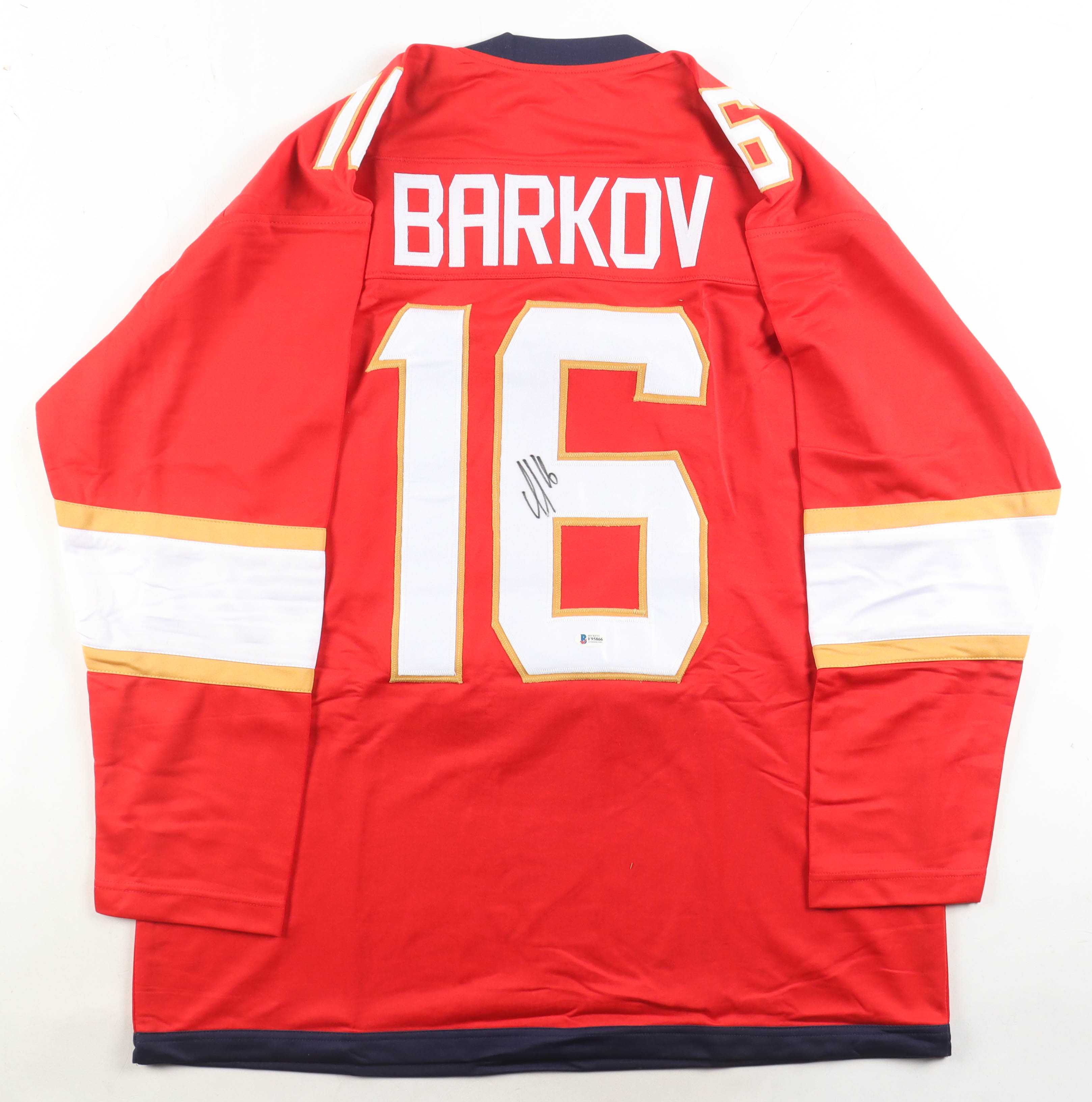 Aleksander Barkov Signed Jersey (Beckett) at PristineAuction.com Aleksander Barkov Signed Jersey (Beckett) at PristineAuction.com