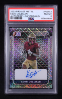 Keon Coleman 2023 Pro Set Metal Autograph Silver Mojo #PAKC1 RC #2/20 (PSA 8) at PristineAuction.com
