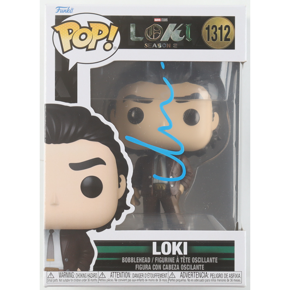 Matt Damon Signed "Loki: Season 2" #1312 Loki Bobble-Head Funko Pop! Vinyl Figure (AWM) at PristineAuction.com
