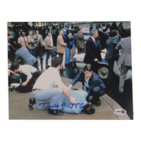 Tim McCarthy Signed Reagan Assasination Attempt 8x10 Photo (JSA) at PristineAuction.com
