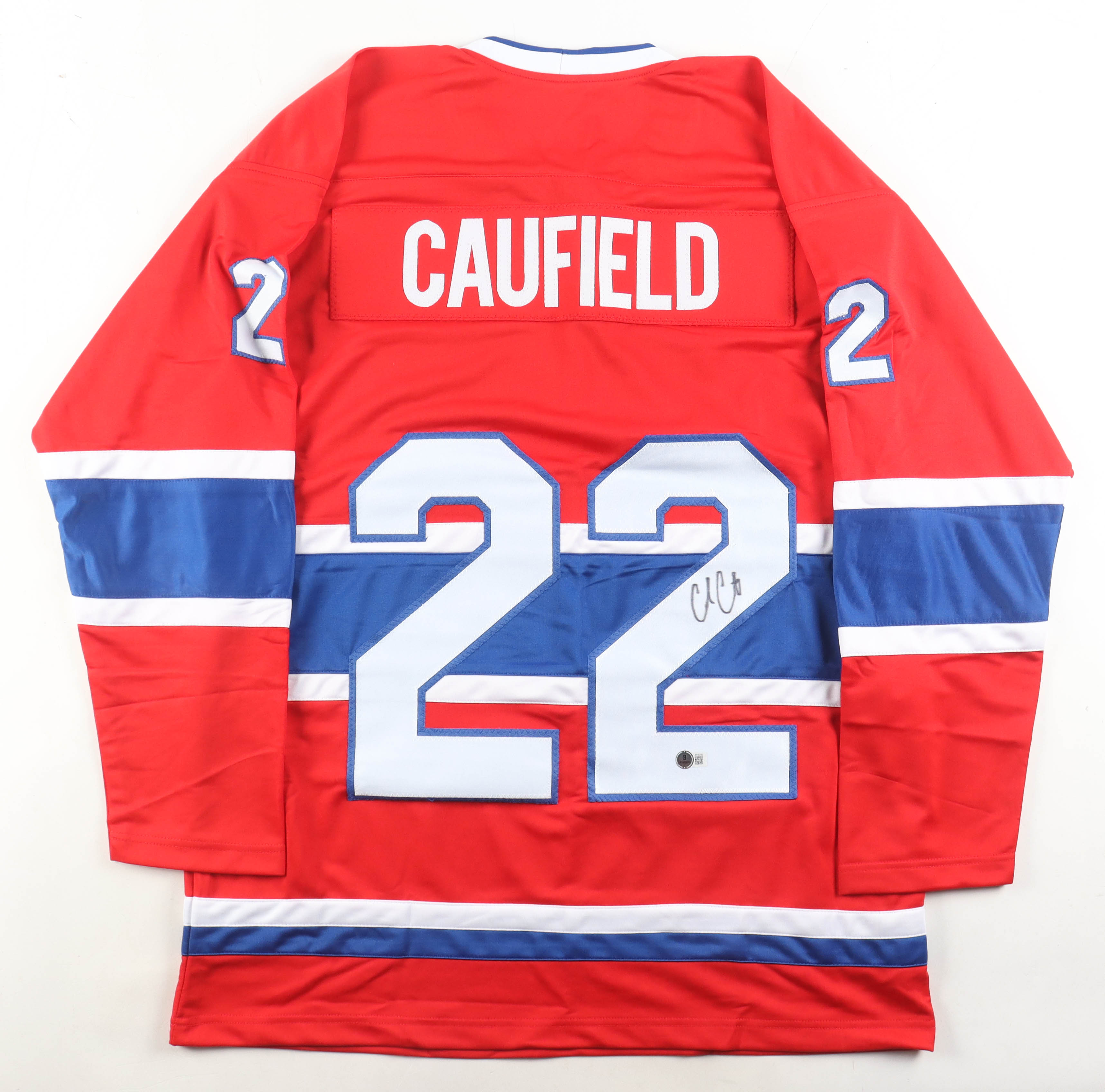 Cole Caufield Signed Jersey (Beckett) at PristineAuction.com Cole Caufield Signed Jersey (Beckett) at PristineAuction.com