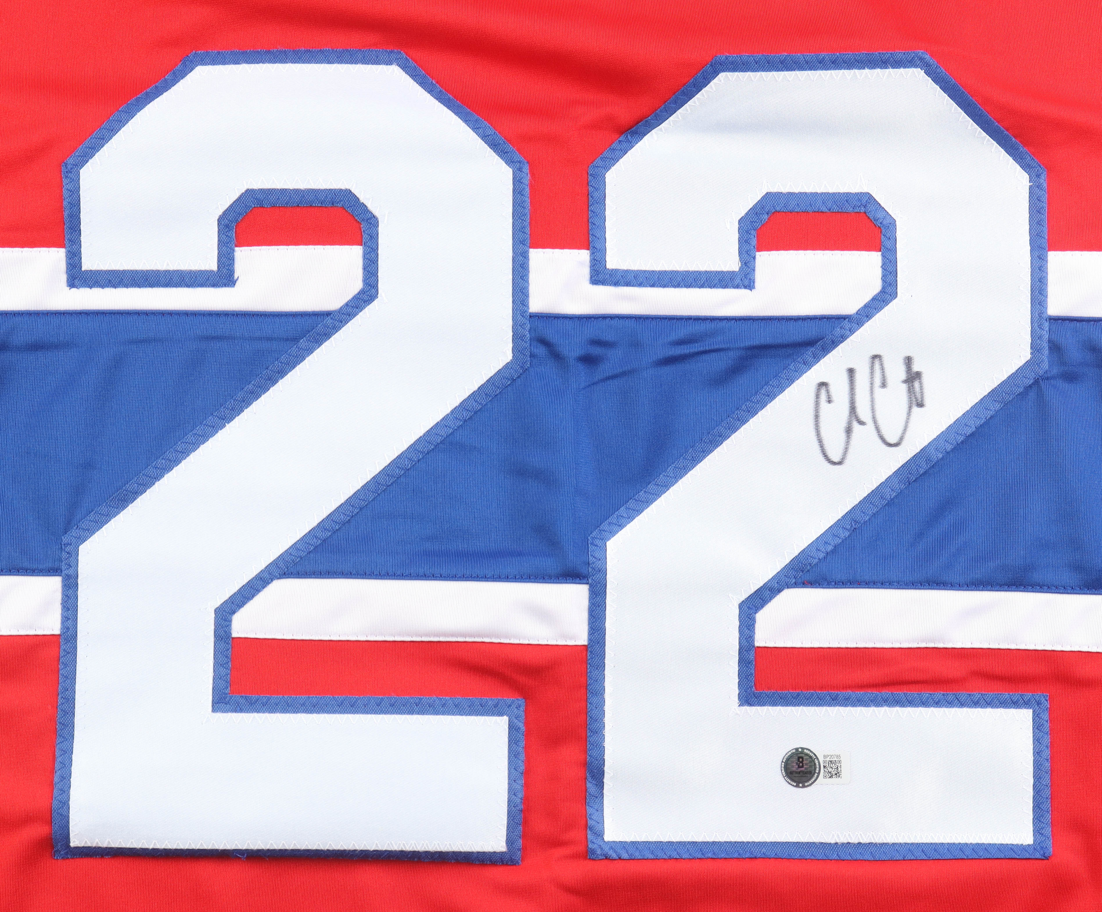 Cole Caufield Signed Jersey (Beckett) at PristineAuction.com Cole Caufield Signed Jersey (Beckett) at PristineAuction.com