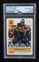 Najee Harris Signed 2021 Panini Chronicles #92 RC (PSA) at PristineAuction.com