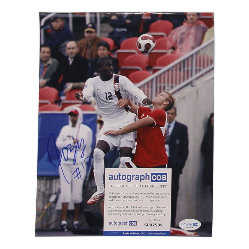 Jozy Altidore Signed New York Red Bulls 8x10 Photo (ACOA) at PristineAuction.com Jozy Altidore Signed New York Red Bulls 8x10 Photo (ACOA) at PristineAuction.com