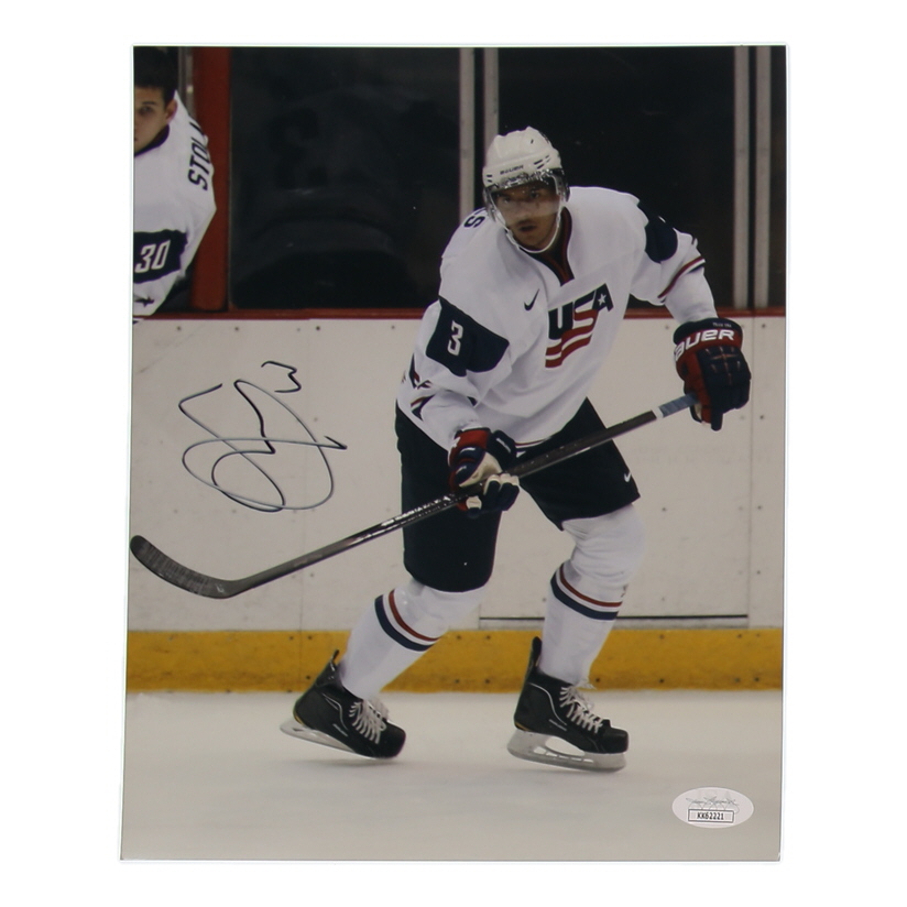 Seth Jones Signed Team USA 8x10 Photo (JSA) at PristineAuction.com Seth Jones Signed Team USA 8x10 Photo (JSA) at PristineAuction.com