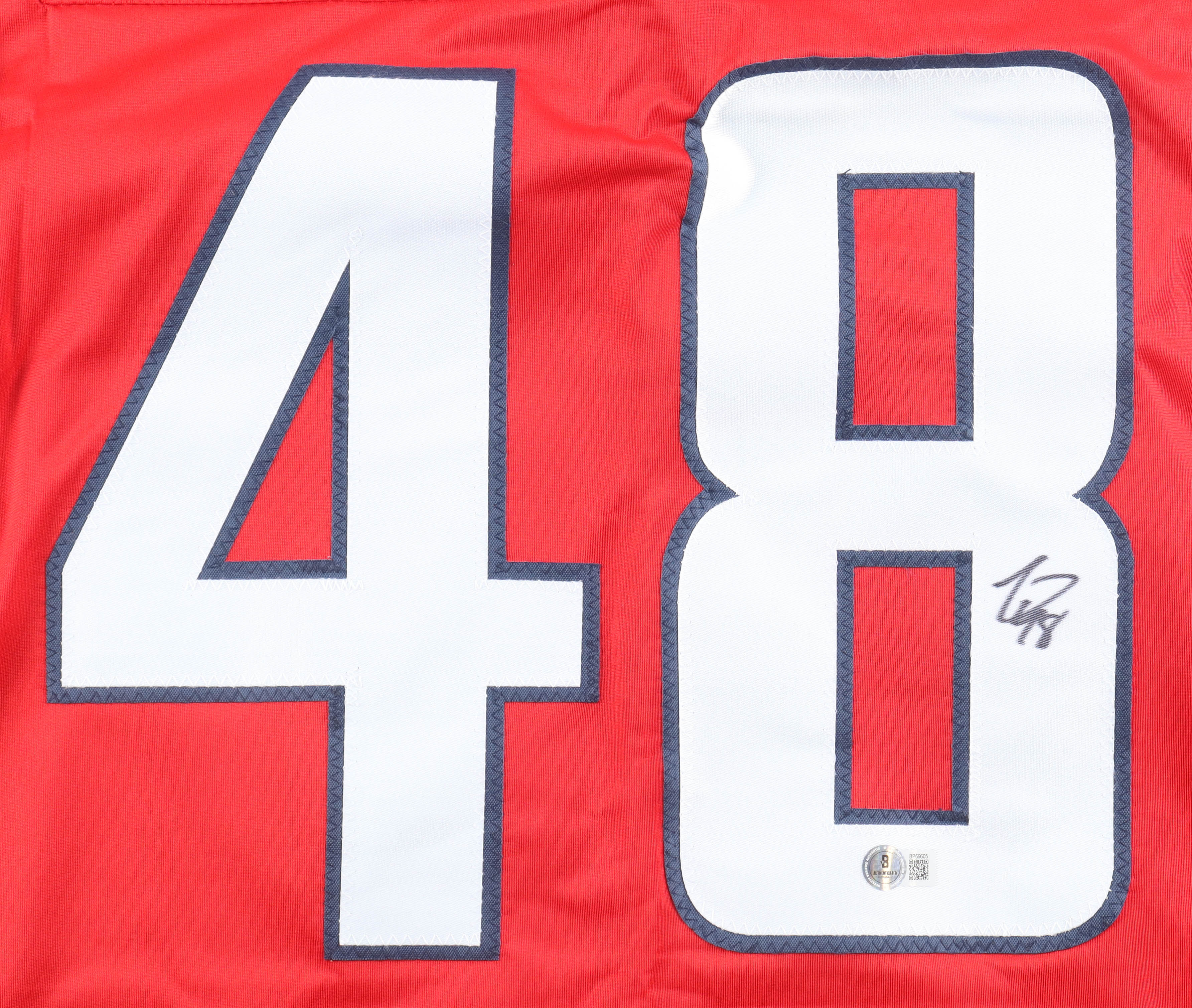 Logan Thompson Signed Jersey (Beckett) at PristineAuction.com Logan Thompson Signed Jersey (Beckett) at PristineAuction.com