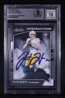Justin Herbert Signed 2020 Absolute Introductions #3 (BGS | Auto 10) at PristineAuction.com
