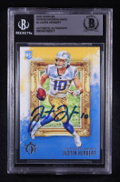 Justin Herbert Signed 2020 Donruss Rookie Gridiron Kings #3 (BGS) at PristineAuction.com