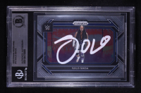 Solo Sikoa Signed 2023 Panini Prizm WWE #16 (BGS) at PristineAuction.com