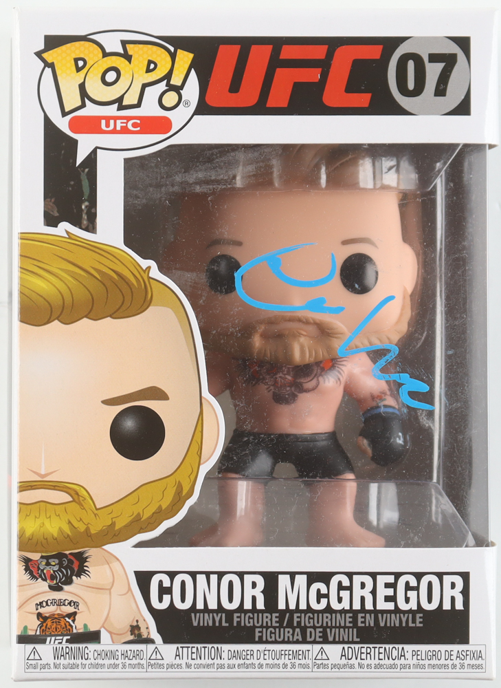 Conor McGregor Signed UFC #07 Conor McGregor Funko Pop Vinyl Figure (AWM) at PristineAuction.com Conor McGregor Signed UFC #07 Conor McGregor Funko Pop Vinyl Figure (AWM) at PristineAuction.com