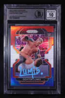 Dexter Lumis Signed 2022 Panini Prizm WWE Red White & Blue #128 (BGS | Auto 10) at PristineAuction.com
