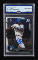 Oneil Cruz Signed 2016 Topps Bowman Chrome 1st #BCP204 RC (PSA | Autograph Graded PSA 10) at PristineAuction.com