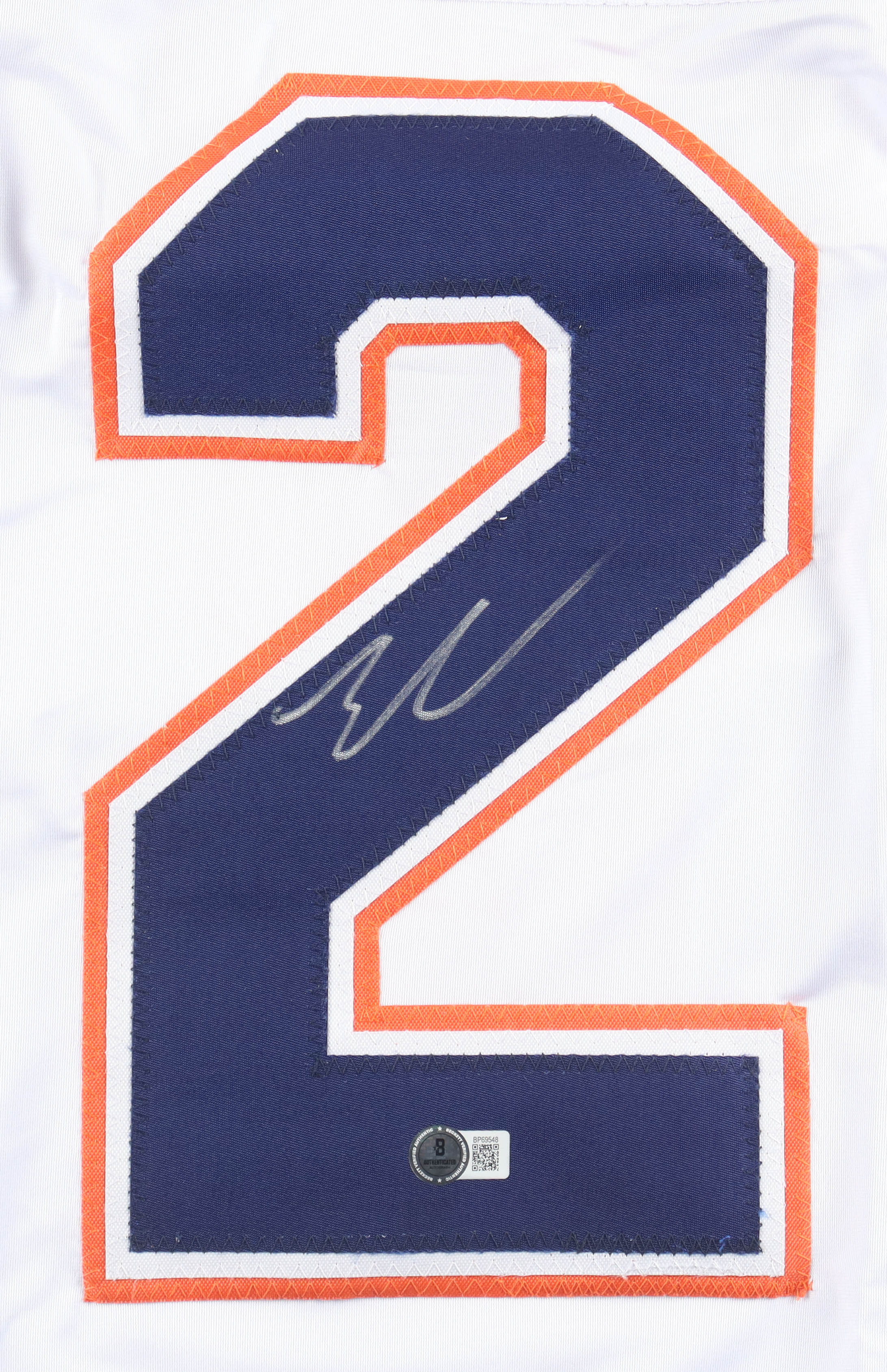 Evan Bouchard Signed Jersey (Beckett) at PristineAuction.com Evan Bouchard Signed Jersey (Beckett) at PristineAuction.com