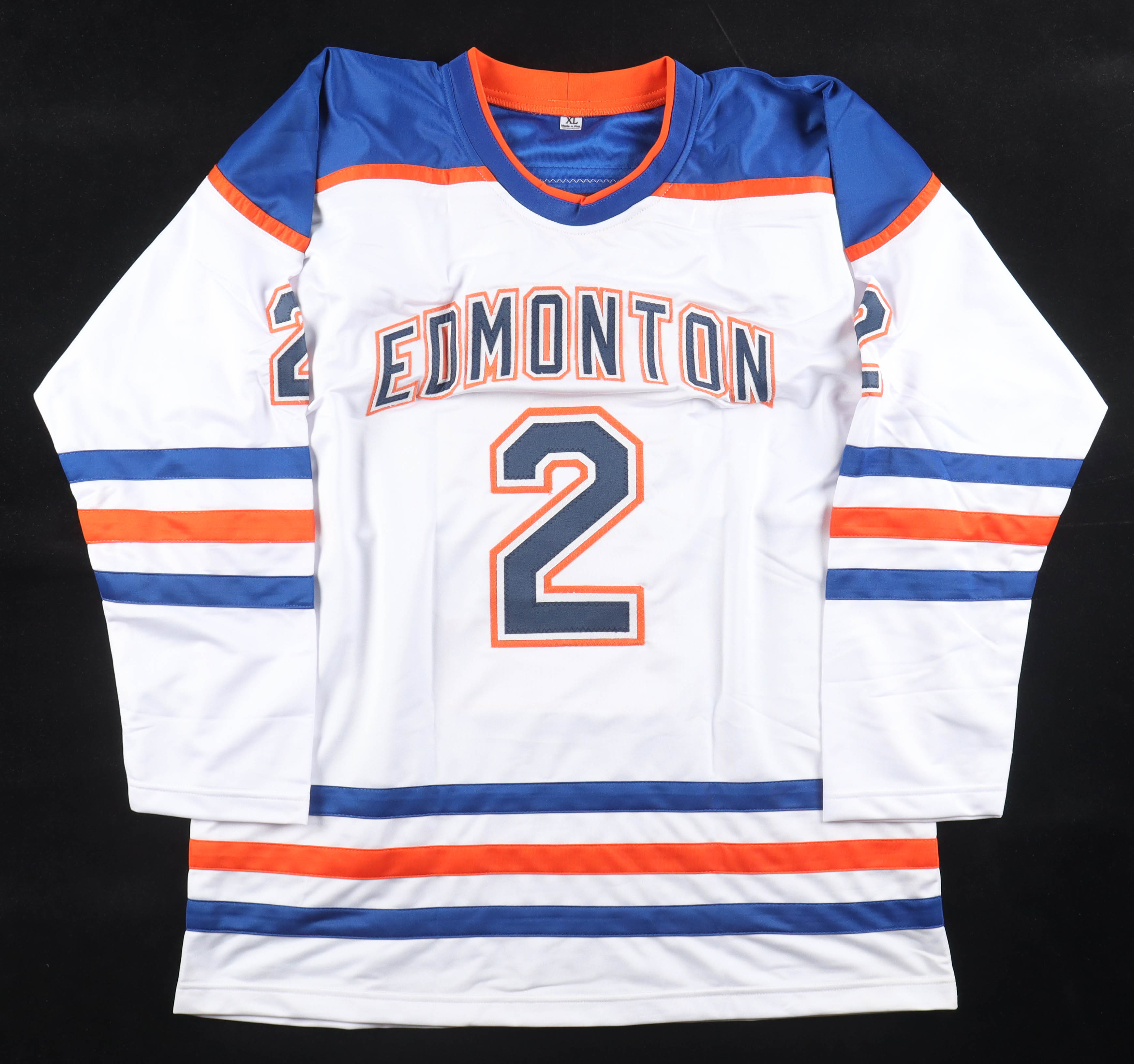 Evan Bouchard Signed Jersey (Beckett) at PristineAuction.com Evan Bouchard Signed Jersey (Beckett) at PristineAuction.com