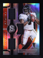 Michael Vick 2023 Panini Spectra Triple Threats Materials #11 #1/99 at PristineAuction.com