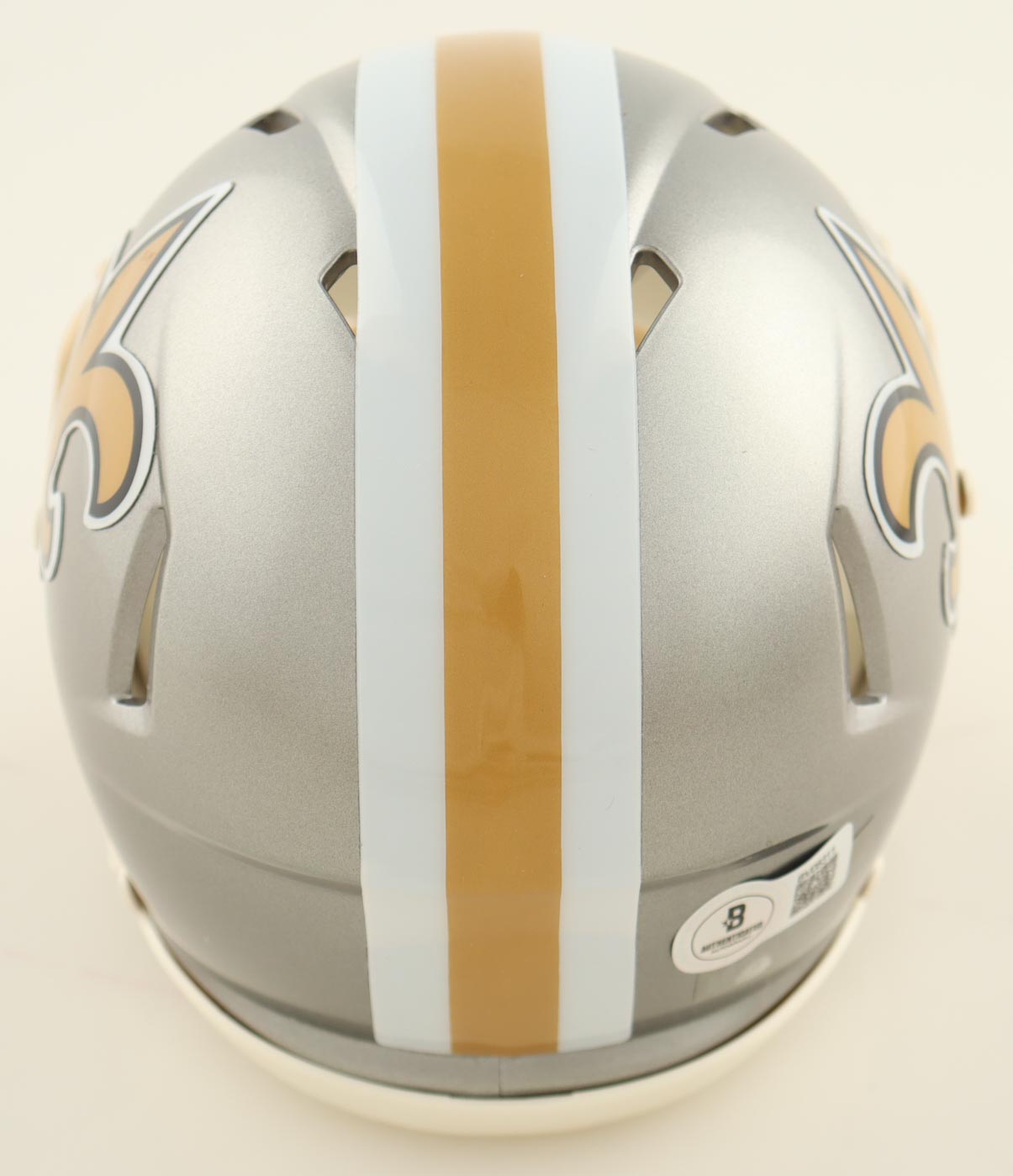 Drew Brees Signed Saints Speed Mini Helmet Inscribed "SB XLIV MVP" (Beckett) at PristineAuction.com Drew Brees Signed Saints Speed Mini Helmet Inscribed "SB XLIV MVP" (Beckett) at PristineAuction.com