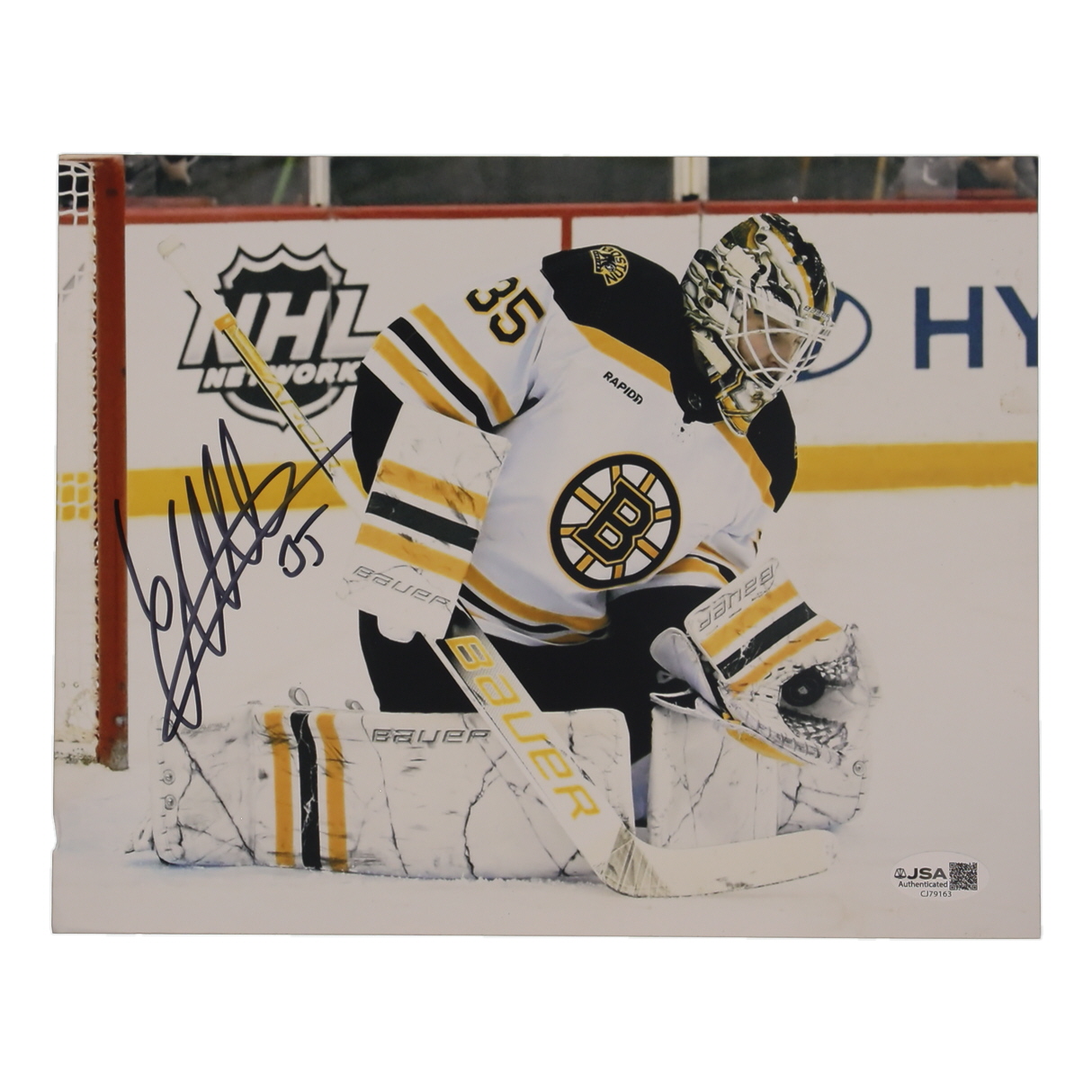 Linus Ullmark Signed Bruins 8x10 Photo (JSA) at PristineAuction.com Linus Ullmark Signed Bruins 8x10 Photo (JSA) at PristineAuction.com