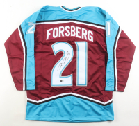 Peter Forsberg Signed Jersey Inscribed "HOF 14" (Beckett) at PristineAuction.com