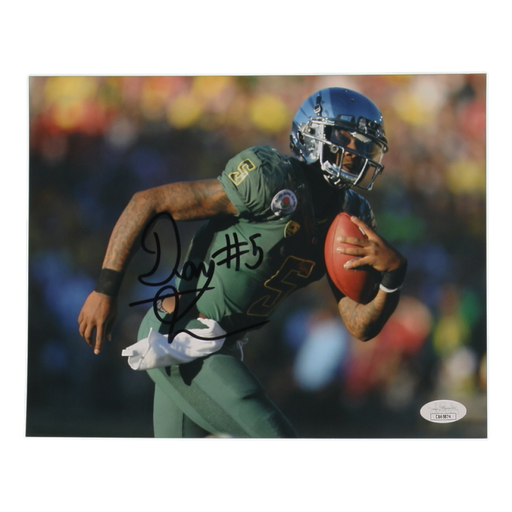 Darron Thomas Signed Oregon Ducks 8x10 Photo (JSA) at PristineAuction.com