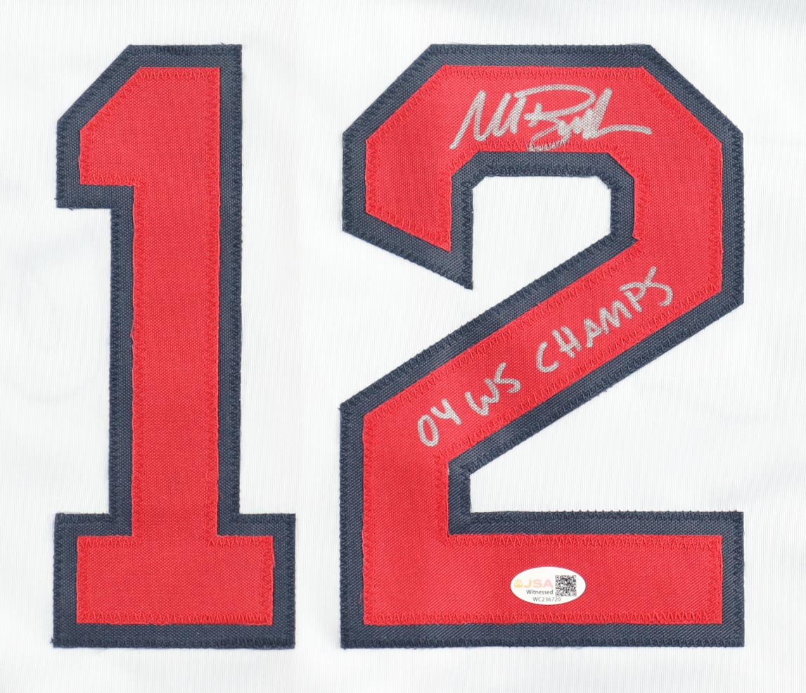 Mark Bellhorn Signed Jersey Inscribed "04 WS Champs" (JSA) at PristineAuction.com Mark Bellhorn Signed Jersey Inscribed "04 WS Champs" (JSA) at PristineAuction.com