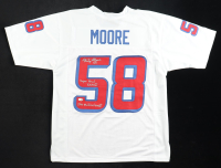Marty Moore Signed Jersey Inscribed "Super Bowl XXXVI" & "1994 Mr. Irrelevant" (JSA) at PristineAuction.com