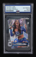 Chelsea Green Signed 2025 Topps Chrome Smackdown #104 (PSA) at PristineAuction.com