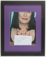 Anjelica Huston Signed Custom Framed Cut Display (JSA) at PristineAuction.com