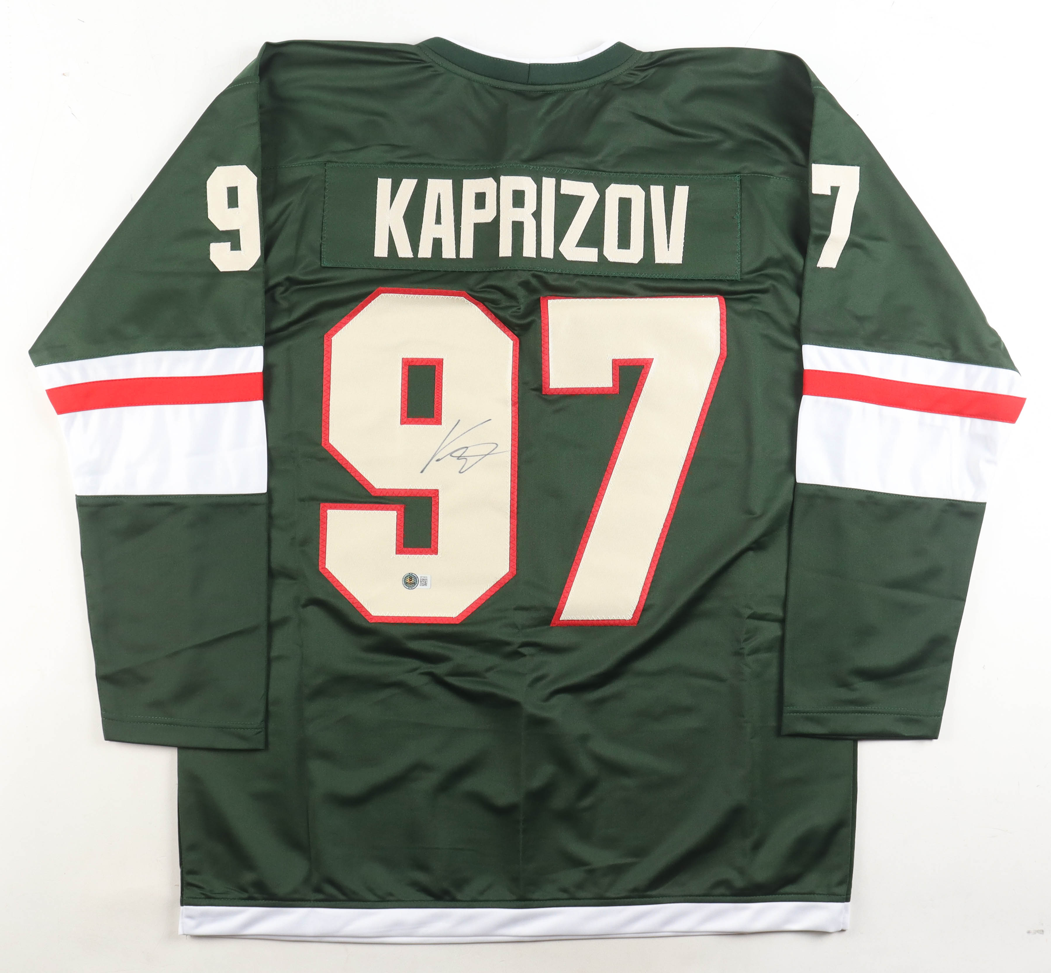 Kirill Kaprizov Signed Jersey (Beckett) at PristineAuction.com Kirill Kaprizov Signed Jersey (Beckett) at PristineAuction.com