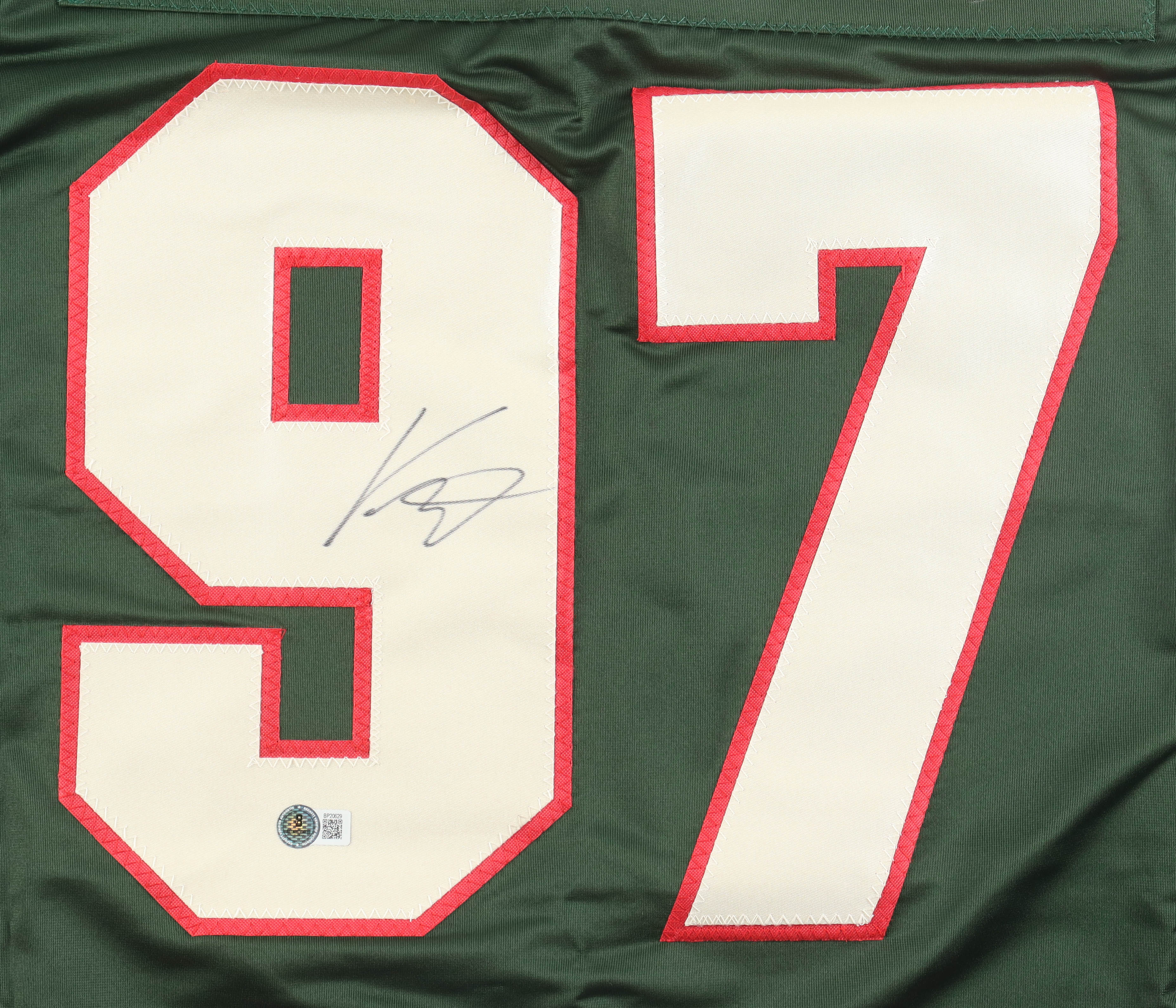 Kirill Kaprizov Signed Jersey (Beckett) at PristineAuction.com Kirill Kaprizov Signed Jersey (Beckett) at PristineAuction.com