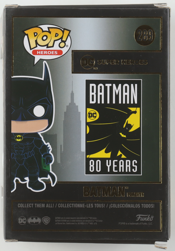 Val Kilmer Signed Batman #289 Batman Forever Funko Pop! Vinyl Figure (Celebrity Authentics) at PristineAuction.com Val Kilmer Signed Batman #289 Batman Forever Funko Pop! Vinyl Figure (Celebrity Authentics) at PristineAuction.com