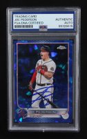 Joc Pederson Signed 2022 Topps Chrome Sapphire #528 (PSA) at PristineAuction.com
