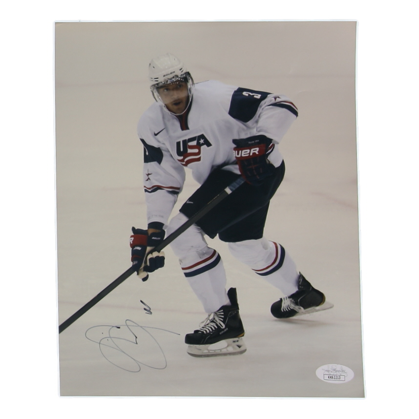 Seth Jones Signed Team USA 8x10 Photo (JSA) at PristineAuction.com Seth Jones Signed Team USA 8x10 Photo (JSA) at PristineAuction.com