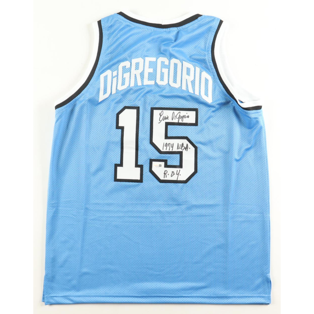 Ernie DiGregorio Signed Jersey Inscribed "1974 N.B.A. R.O.Y." (JSA) at PristineAuction.com